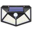 GIGAWATTS GW-601 100 LED Solar Wall Light with 5.5V Panel BIS Approved 800mAh Battery 120° Wide Angle Wireless Motion Sensor IP44 Rated Security Lamp...