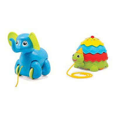 Giggles Alphy The Elephant & Giggles Ice Cream Turtle