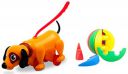 Giggles - Sniffy The Dog, Pull Along Toy,...