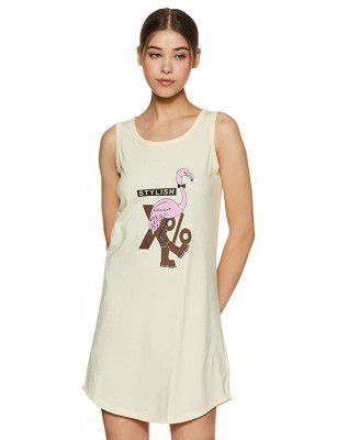 GiglyMigly Cotton Women Printed Sleepshirt Nightwear