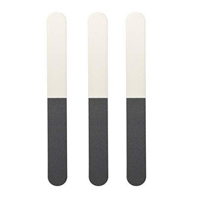 Gildermen Women's and Men's Nail Filer Cosmetic Polishing Sandpaper Strip Bar Buffer (Grey, Pack of 3)