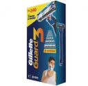 Gillette Guard 3 Single Razor with 8 Blades  (Pack of 9)...
