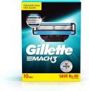 GILLETTE Mach3 Shaving 3-Bladed Cartridges (Pack of 10)...