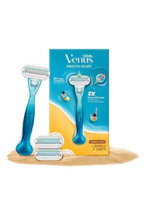 Gillette Venus Aloe Vera Smooth Combo Pack - Razor With 2 Refills |  Dealsmagnet.com
