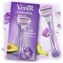 Gillette Venus Comfortglide Hair Removal Razor for Women | 1 Pc | With Avocado Oils & Body Butter, Freesia Scent...