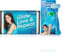 GILLETTE Venus Hair Removal Razor with Aloe Extracts + Beauty Pouch for Women...