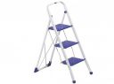 Gimi Tiko Steel 3 Step Foldable Ladder in Blue, Grey or White (154107)...