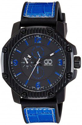 Gio Collection Analog Black Dial Men's Watch-GAD0031-B