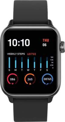 Gionee GSW5 Thermo Smartwatch (Black Strap, Regular)