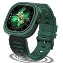 Gionee STYLFITGSW9:1.32” IPS Smart Watch with a Functional Encoder | BT Calling | AI Voice Assisant | IP68 | Dedicated SPo2 + HR Sensor | 70 Sports Mode with in-app GPS Support (Emerald Green)...