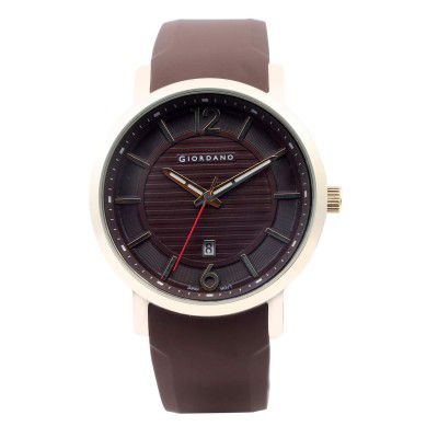 Giordano Analog Brown Dial Mens Watch