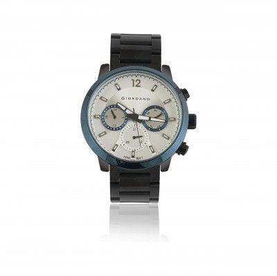 Giordano Analog Silver Dial Mens Watch