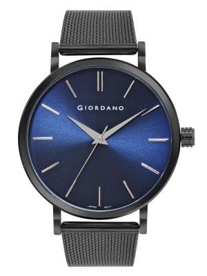 Giordano Analog Watch for Men Stylish Metal Strap| 3 Hands Mechanism with Water Resistant Wrist Watch GZ-50108