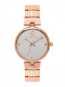 Giordano Analog Watch for Women with Crystal Studded Dial and Unique Designed Metal Strap for Women A2058...