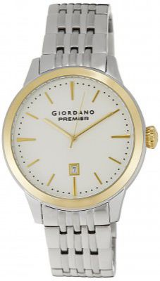 Giordano Analog White Dial Mens Watch - P126-33