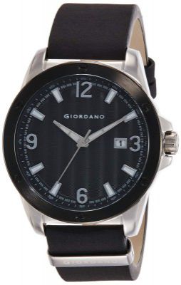 Giordano Analogue Black Dial Mens Watch