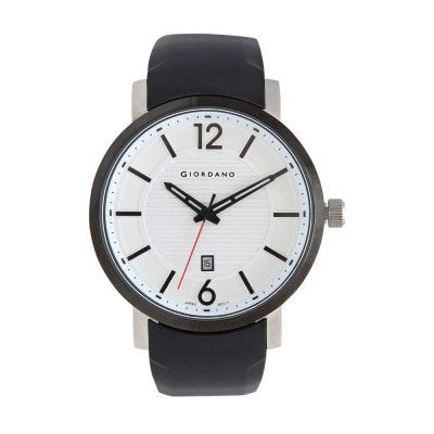 Giordano Analogue Silver Dial Mens Watch