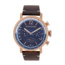 GIORDANO Mens Leather Multi Function Watch - GD-1011-02 (Blue_Free Size)...
