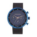Giordano Multifunctional Blue Dial Mens Watch with Black Band...