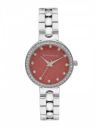 Giordano Shimmer Collection Analog Watch for Women with Diamond Studded Case, Shimmer Dial and Stylish Metal Strap Ladies Wrist Watch to Complement Your Party Look, Gift for Women A2068...
