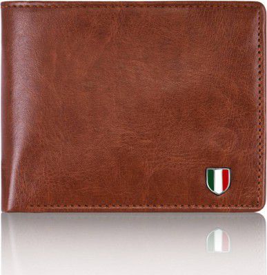 GIOVANNY Men Casual, Ethnic, Formal Tan Artificial Leather Wallet - Mini (3 Card Slots)