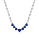 GIVA 925 Silver Blue Heart Necklace| Pendant to Gift Women & Girls | With Certificate of Authenticity and 925 Stamp | 6 Months Warranty*...