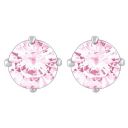 GIVA 925 Sterling Silver Pink Stoned Silver Studs | Gifts for Women and Girls | With Certificate of Authenticity and 925 Stamp...