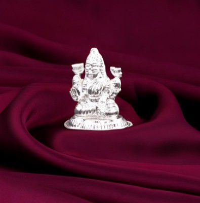 GIVA Silver-Toned 925 Sterling Silver Goddess Lakshmi Idol