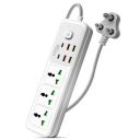 Gizga essentials 2500W/10A Extension Board | Universal 3 Sockets...