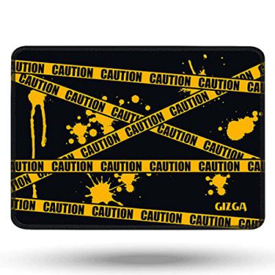 Gizga Essentials (35cm x 25cm) Extended Gaming Mouse Pad, Laptop Desk Mat, Computer Mouse Pad with Smooth Mouse Control, Mercerized Surface, Antifray Stitched Embroidery Edges, Anti-Slip Rubber Base