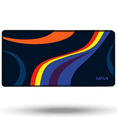 GIZGA essentials (60cm x 30cm Extended Gaming Mouse Pad, Laptop Desk Mat, Computer Mouse Pad with Smooth Mouse Control, Mercerized Surface, Antifray Stitched Embroidery Edges, Anti-Slip Rubber Base