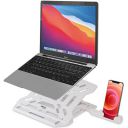 GIZGA ESSENTIALS Adjustable Laptop Stand (White)...