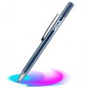 Gizga Essentials Capacitive Stylus Digital Smart Pen for Android and iOS Touchscreen Devices, Lightweight Aluminium Alloy Body, High Precision Disc Tip | Metallic Grey...