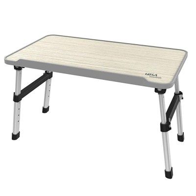 Gizga Essentials Ergonomic Height Adjustable Foldable Multi-Function Portable Laptop Table (Neon Green)