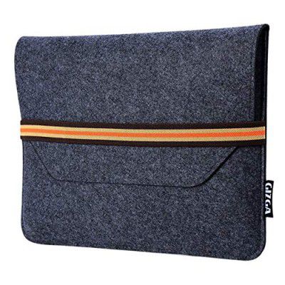 Gizga Essentials Laptop Bag Sleeve Case Cover Pouch for 14.1 Inch Laptops MacBook, Premium Protective Felt Material, Ultra-Light & Easy to Carry, Office Bag for Men & Women, Prevents Scratches, Grey