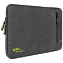 Gizga Essentials Premium Protective Nylon Laptop Bag Sleeve Case Cover Pouch for 14.1 Inch Laptop/MacBook, Water Repellent, Men & Women (Grey)...
