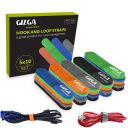 Gizga Essentials Reusable Cable Ties Strap with Double Sided Hook & Loop Wire Organizer Pack of 50 (10.5 cm)...