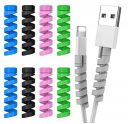 Gizga Essentials Spiral Cable Protector Cord Saver, Pack of 10...