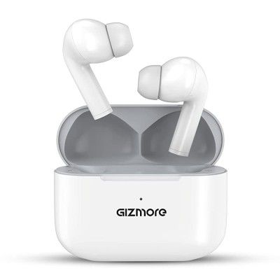 GIZMORE GIZ Bud 803 WHT Bluetooth Truly Wireless in Ear Earbuds with Mic (White)