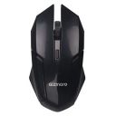 GIZMORE GIZ M003 Wireless Mouse, 2.4 GHz with USB Nano Receiver, Optical Tracking, 2400 DPI, 12-Months Battery Life, Ambidextrous, PC/Mac/Laptop - Black...