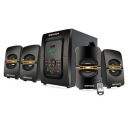 GIZMORE GIZ Squad Pro 4110 50W Bluetooth, AUX, USB, FM Radio & Micro SD Card 4.1 Channel Home Theatre (Black)...