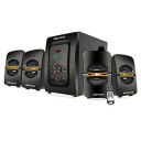 GIZMORE GIZ Squad Pro 4110 50W Bluetooth, AUX, USB, FM Radio & Micro SD Card 4.1 Channel Home Theatre (Black)...