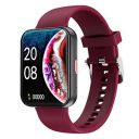 GIZMORE Gizfit Blaze Max 1.85" IPS Display with 240 x 280 px | 450 NITS Brightness BT Calling Edge to Edge Display, Voice Assistance, Bluetooth Smartwatch (Burgundy)...