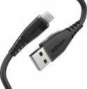 Gizmore Lightning Cable 2.4 A 1 m Giz WL106 (Compatible with Mobile, Tablet, Computer, Black, One Cable)...