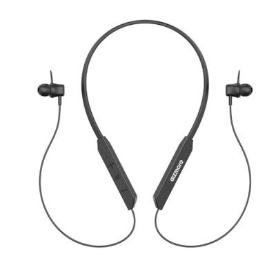 GIZMORE MN218 SLIMX Wireless Bluetooth 5.0 in Ear Neckband | 20 Hours Playtime | Dual Pairing | Deep Bass | Water Resistant Earphone