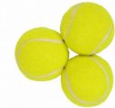 GJSHOP Light Weight Tennis and Cricket Ball Tennis Ball Soft & Bouncy Tennis Ball (Standard, Pack of 3, Green)...