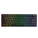GK61 Hot Swappable Mechanical Keyboard - 61 Keys Multi Color RGB Illuminated LED Backlit Wired Gaming Keyboard, Waterproof Programmable, for PC/Mac Gamer, Typist, Tactile (Gateron Optical Brown)...