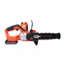 BLACK+DECKER GKC1820L20-QW 18V 20cm/8'' Cordless Chainsaw, 3.1 m/s Chain Speed, 2Ah Lithium Ion Battery BL2018-B...
