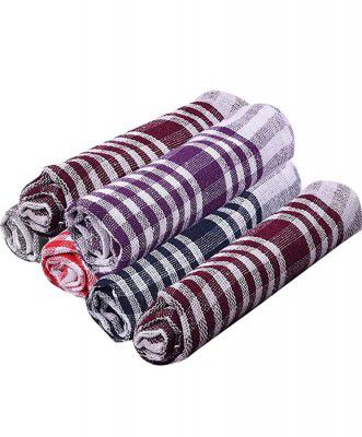 GKT Home Cleaning Cloth Multipurpose Kitchen Towels Cotton Dish Napkin - Machine Washable - Multicolour 18x18 Inch - Pack of 12, 180 gsm