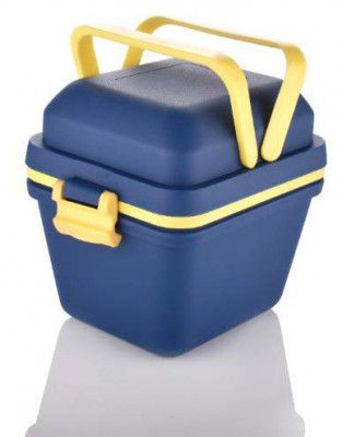 Glaciers Marketing Plastic Dieting Airtight Lunch/Tiffin Box Set 3 Compartment Tiffin with Handle & Push Lock for Travelling, School Kids & Office Exclusive (Multicolor)